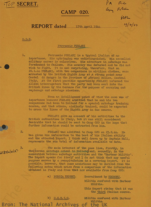 Een felgeel document, aangeduid als ‘Yellow Peril’